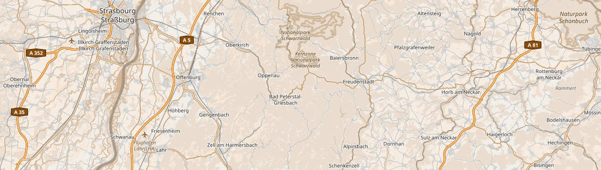 Map of the area